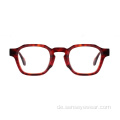 Modedesign Unisex Hocke Optical Acetatrahmen Brille